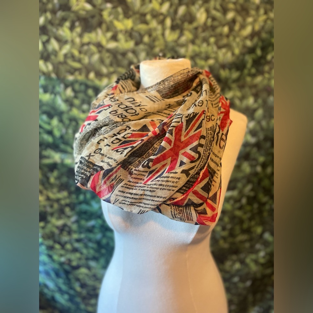 Two pre-loved infinity scarves